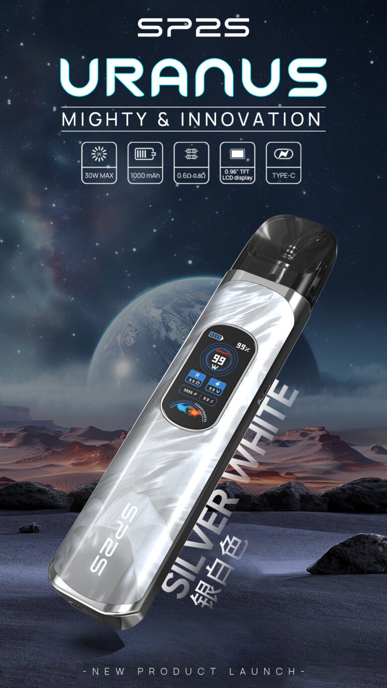 SP2S注油式電子煙主機銀白色 拓撲蒸汽天堂 XIAOKETOP 台灣官網